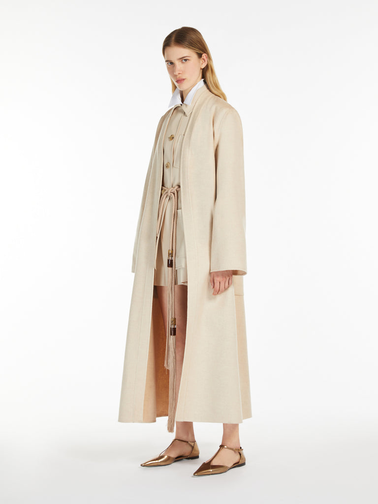 Camel wrap coat