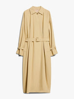 Oversized trench coat in water-repellent canvas