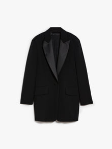 Oversized cady tuxedo jacket