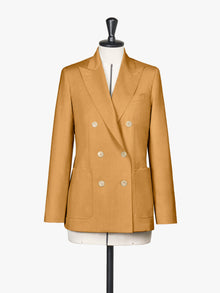 Wool, silk and mohair canvas blazer