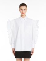 Oversize poplin shirt