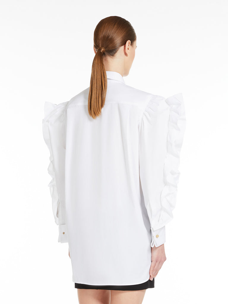 Oversize poplin shirt