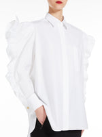 Oversize poplin shirt