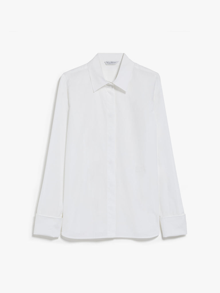 Men’s-style cotton crepe shirt