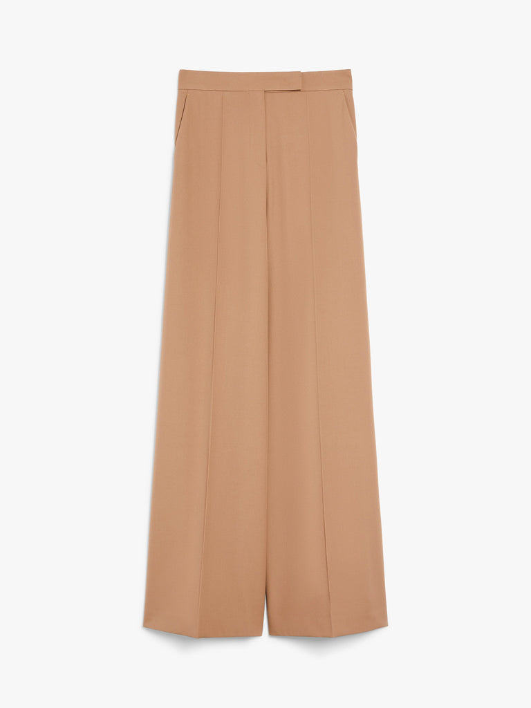 Gabardine wool trousers