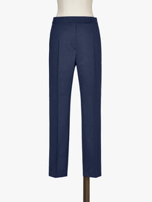 Wool and mohair slim-fit trousers