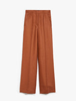 Linen tailored trousers