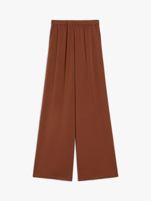 Silk charmeuse trousers