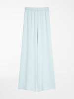 Silk palazzo trousers