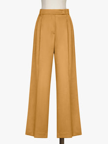 Wool, silk and mohair wide-leg trousers