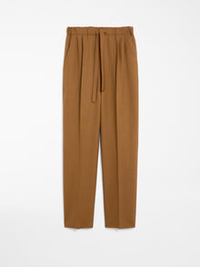 Cashmere foulé trousers