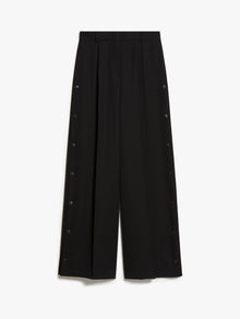 Wool and mohair wide-leg trousers