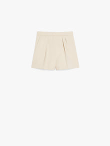 Wool canvas shorts