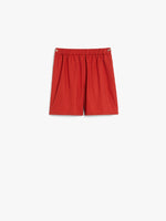 Cotton poplin shorts