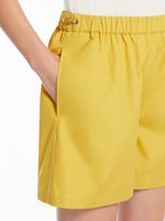 Cotton poplin shorts