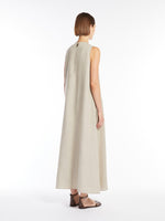 Flared linen dress