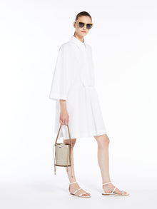 Cotton shirt dress