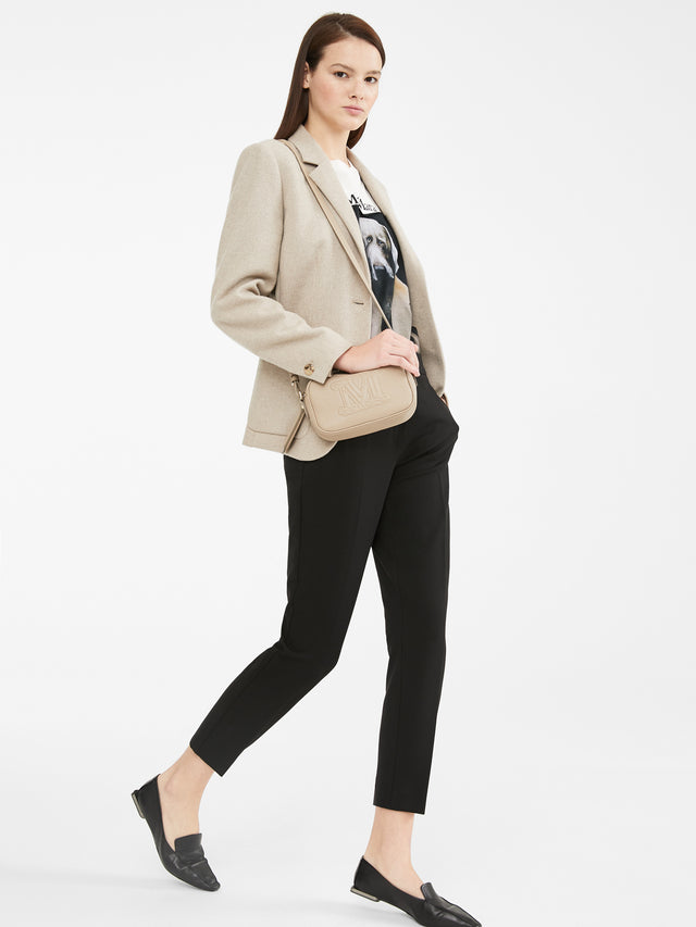 Viscose jersey trousers