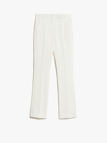 Compact jersey trousers