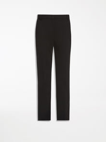 Compact jersey trousers