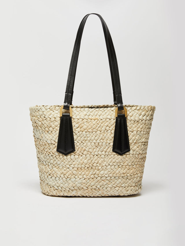 Straw bucket bag