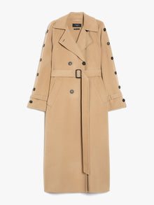 Wool trench coat