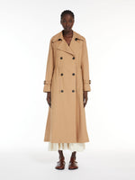 Wool-blend trench coat