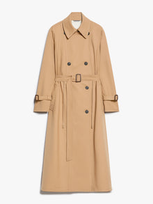 Wool-blend trench coat