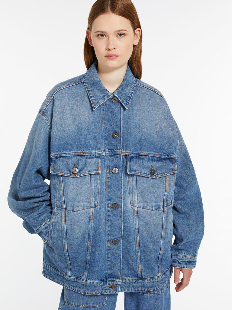 Oversized denim jacket