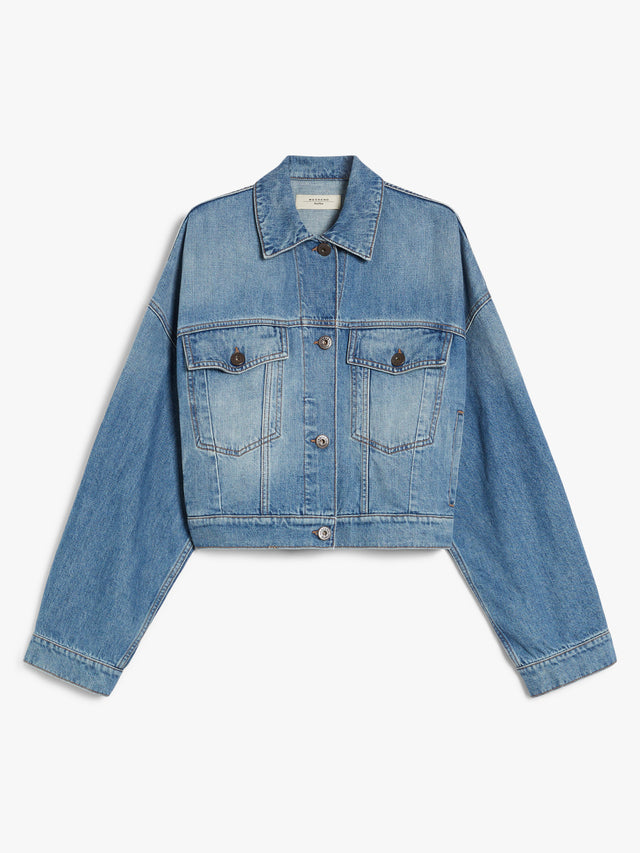 Cropped denim jacket