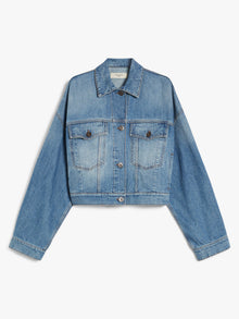 Cropped denim jacket