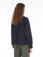 Wool-blend gabardine cropped jacket