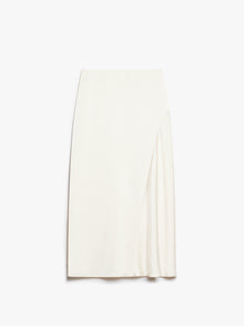 Fluid satin skirt