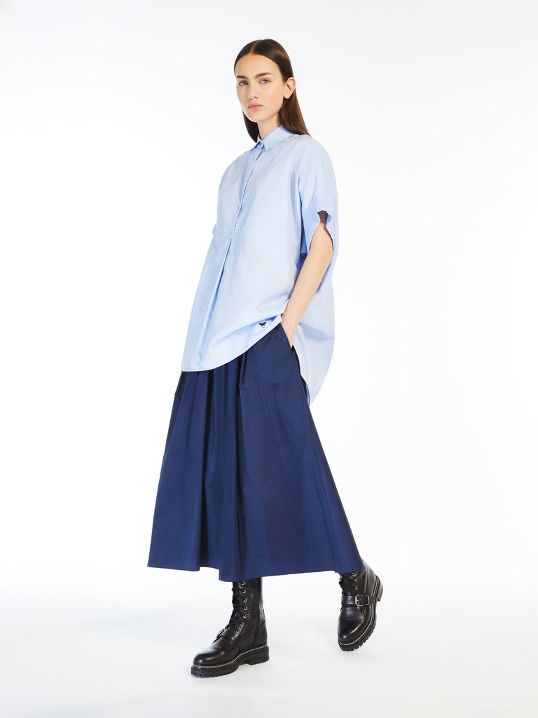 Cotton poplin shirt