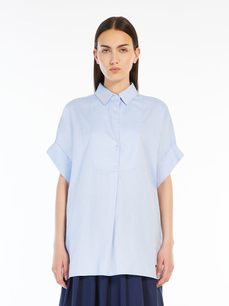 Cotton poplin shirt