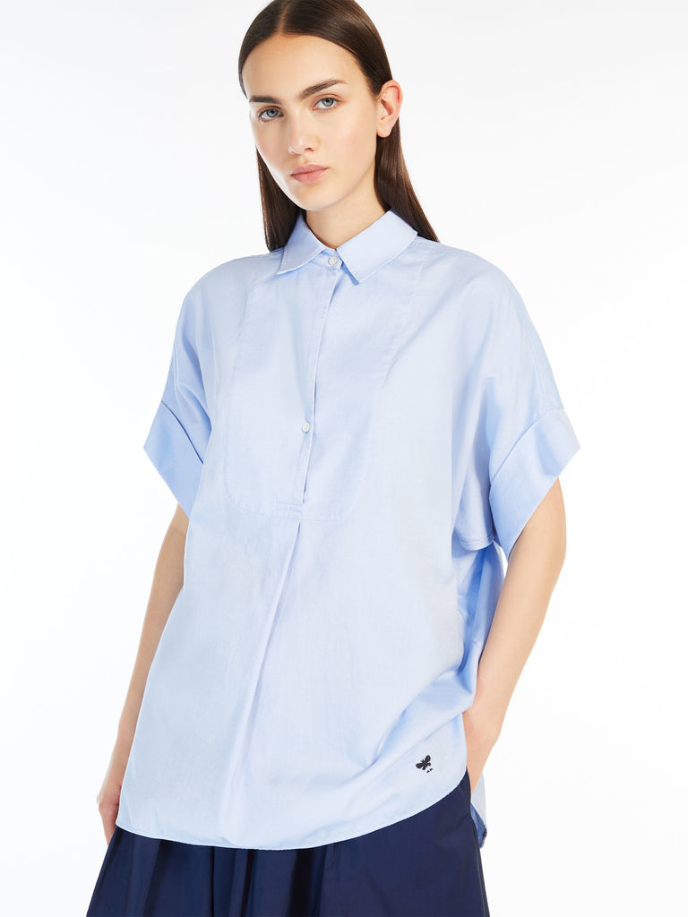 Cotton poplin shirt