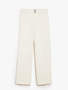 Cotton gabardine trousers