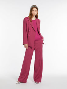 Woollen cloth palazzo trousers