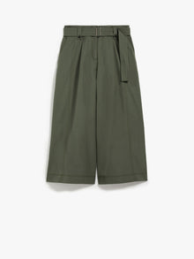 Cotton canvas trousers