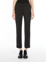 Woollen cloth cigarette trousers