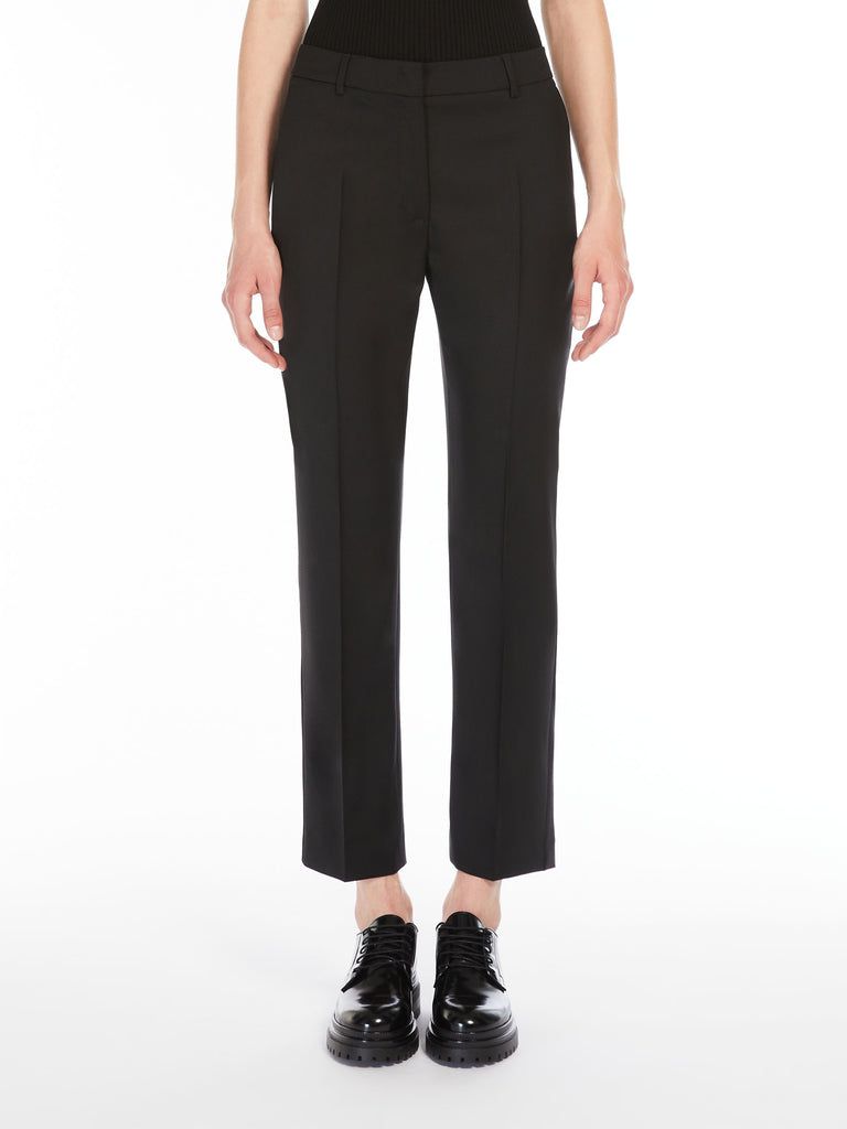 Woollen cloth cigarette trousers