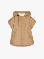 Water-repellent reversible canvas cape