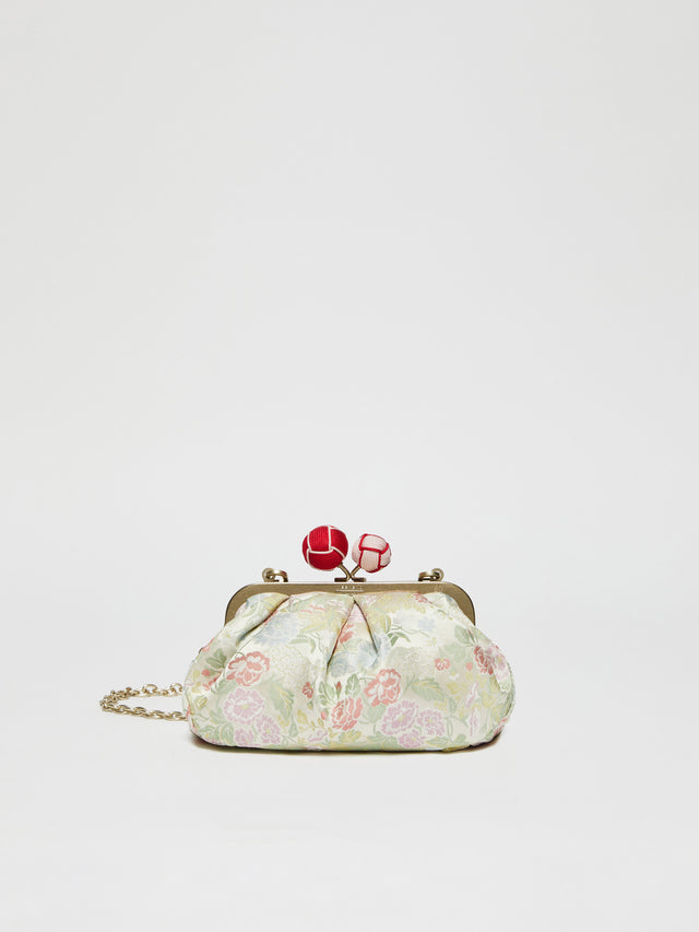 Small jacquard silk Pasticcino Bag