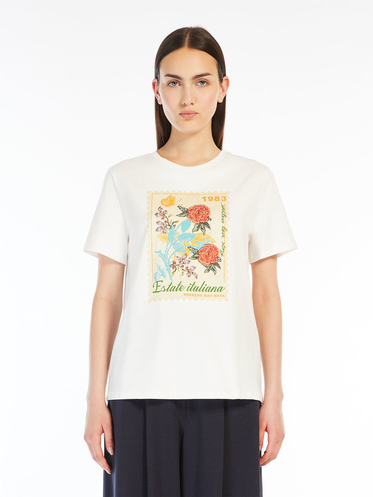 Printed cotton T-shirt