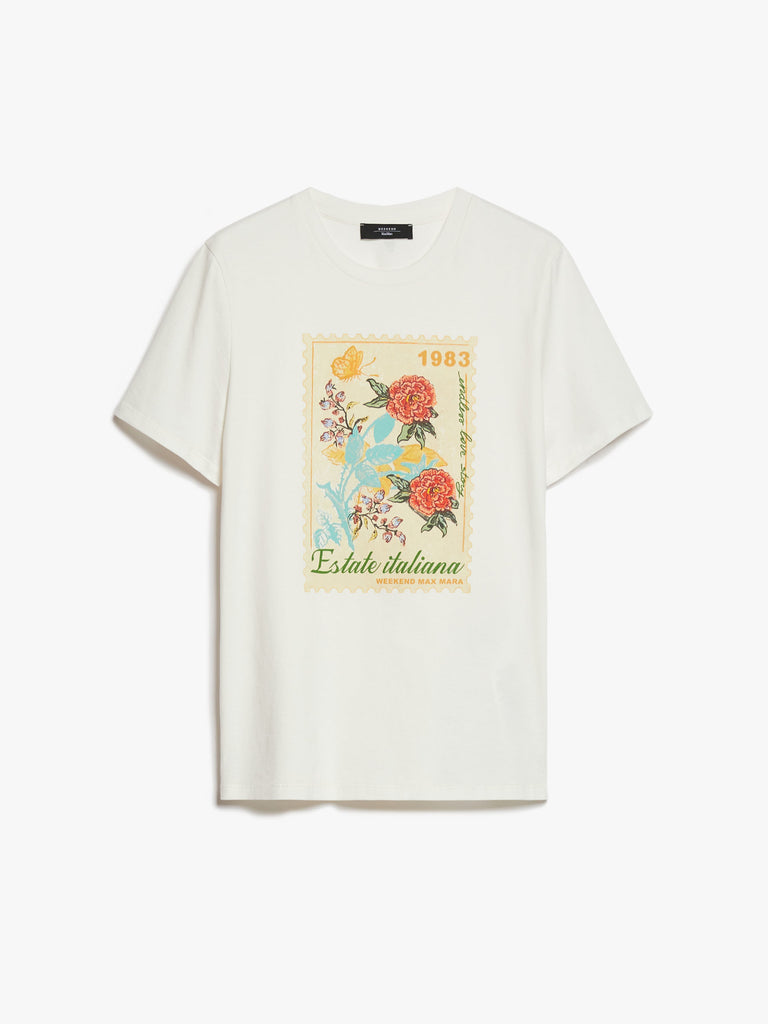 Printed cotton T-shirt