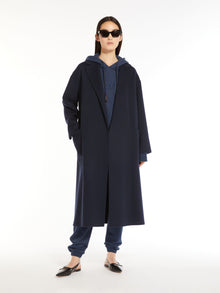 Wool robe coat