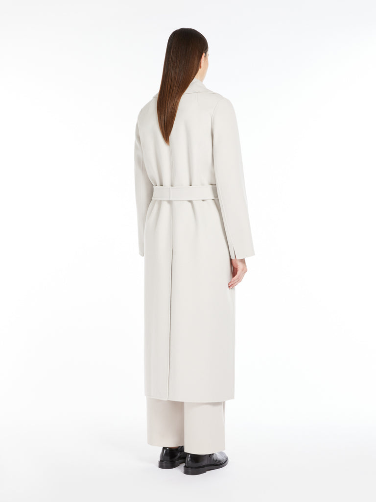 Wool coat with belt