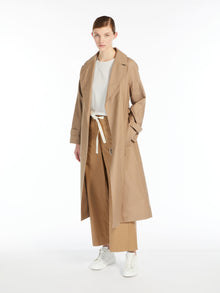 Kimono sleeve trench coat