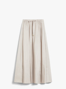 Long taffeta skirt