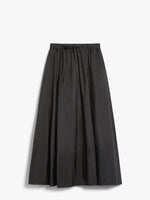 Long taffeta skirt